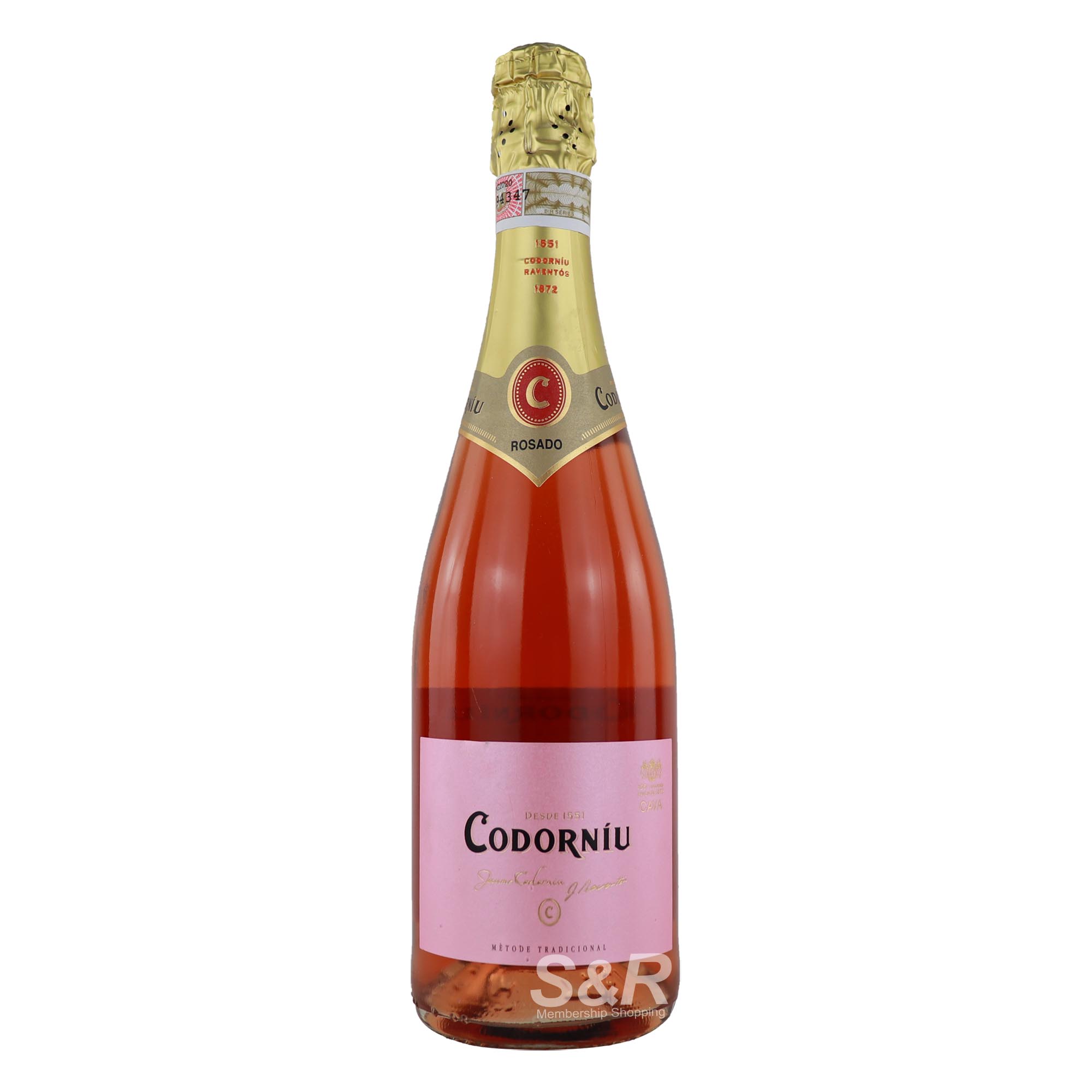 Codorniu Rose Sparkling Wine 750mL